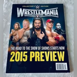 WWE Wrestlemania Magazine 2015 Preview Collector's Edition